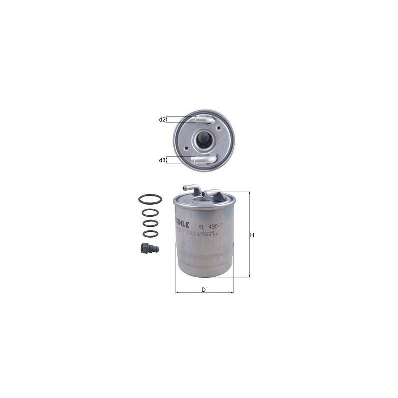 Filtro carburante - MAHLE