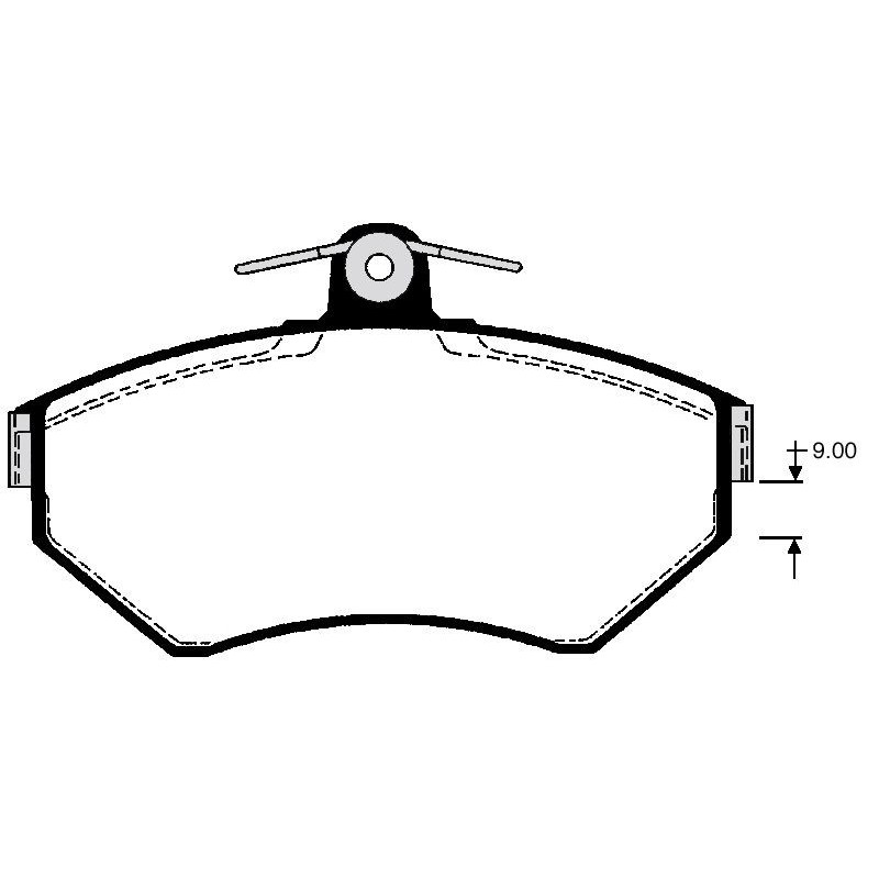 Pastiglie freno asse anteriore - RAICAM