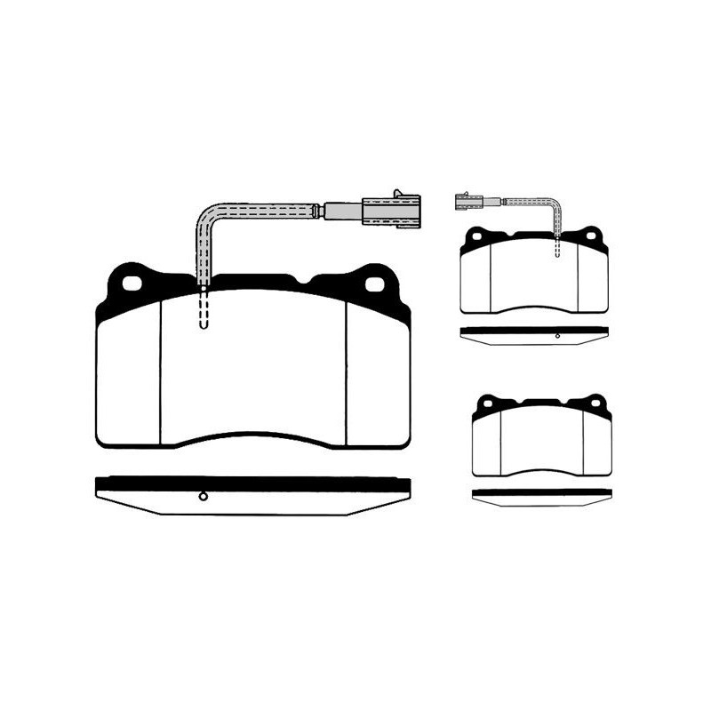 Pastiglie freno asse anteriore - RAICAM