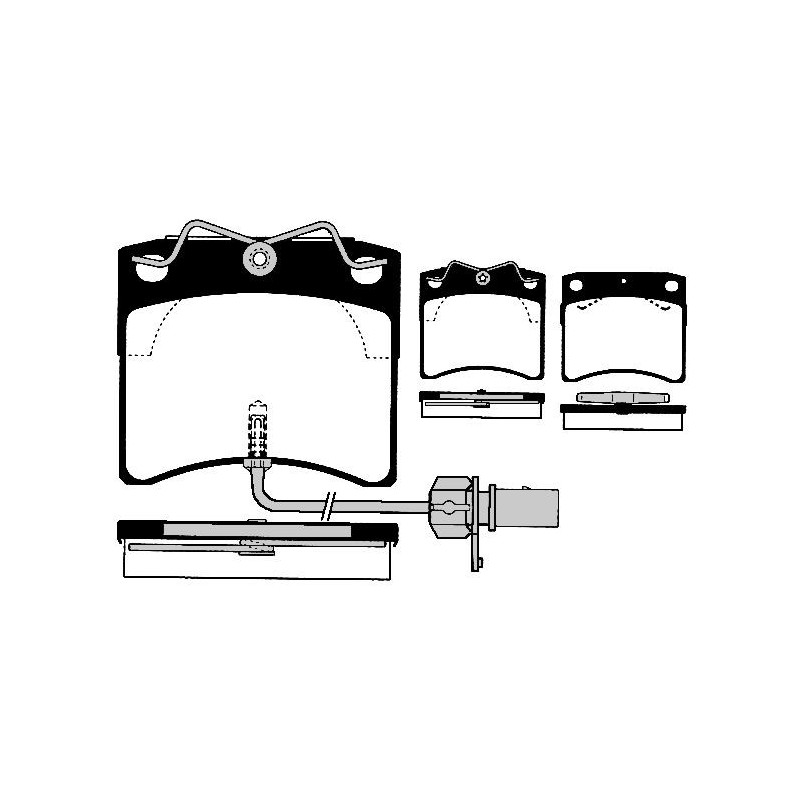 Pastiglie freno asse anteriore - RAICAM