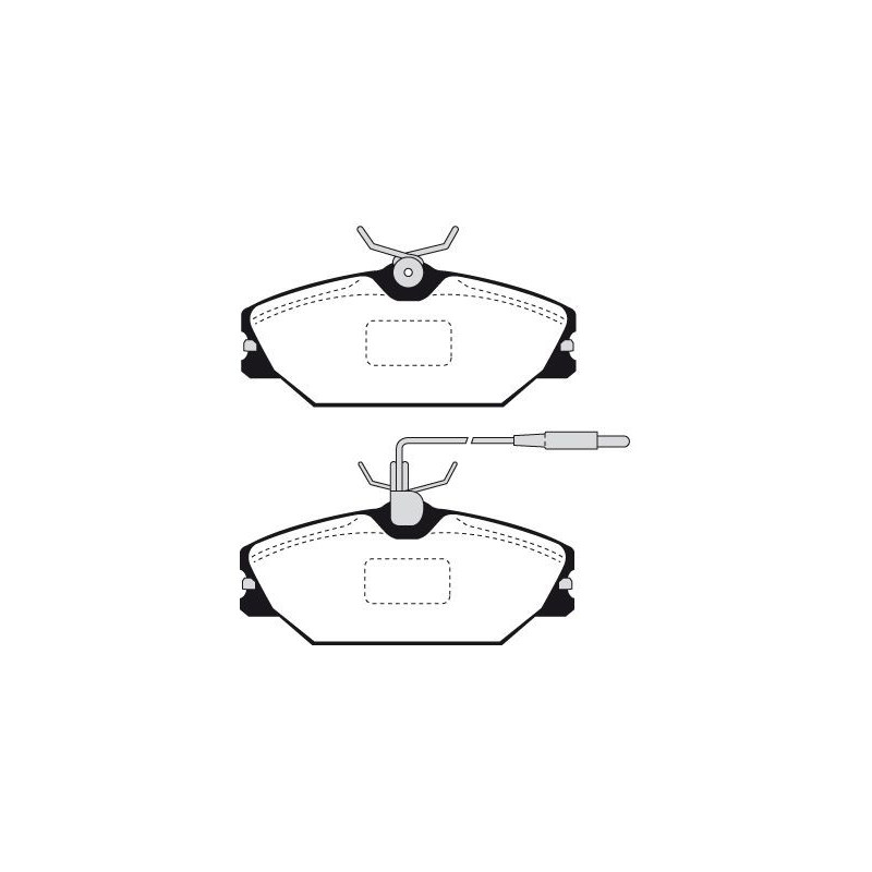 Pastiglie freno asse anteriore - RAICAM