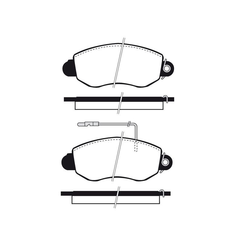 Pastiglie freno asse anteriore - RAICAM