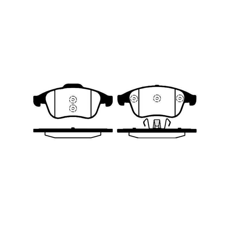 Pastiglie freno asse anteriore - RAICAM