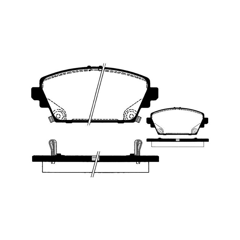 Pastiglie freno asse anteriore - RAICAM