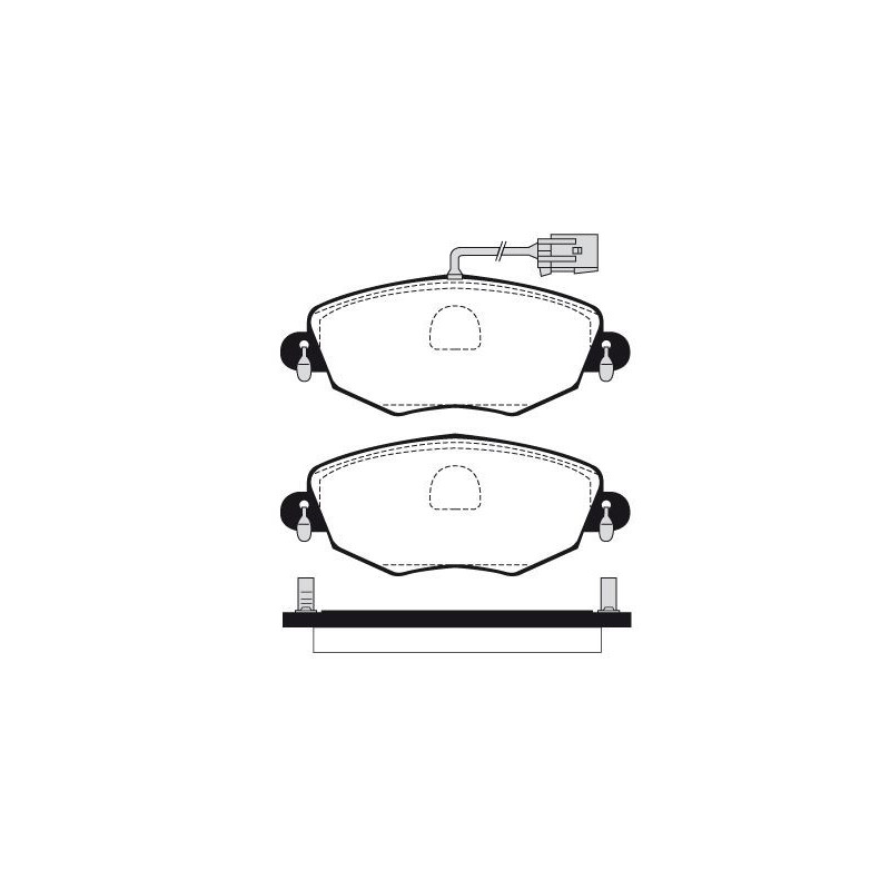 Pastiglie freno asse anteriore - RAICAM