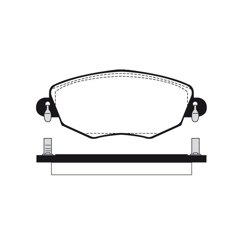 Pastiglie freno asse anteriore - RAICAM