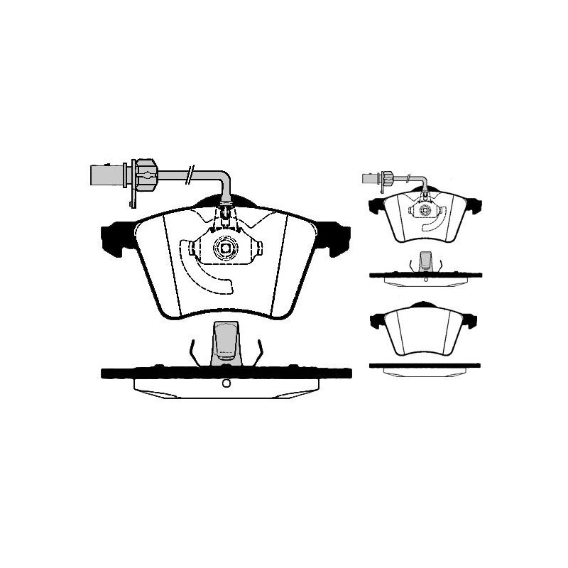 Pastiglie freno asse anteriore - RAICAM