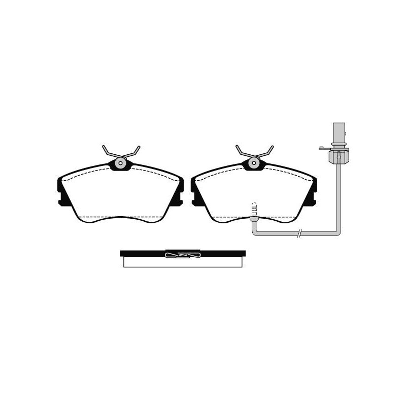 Pastiglie freno asse anteriore - RAICAM