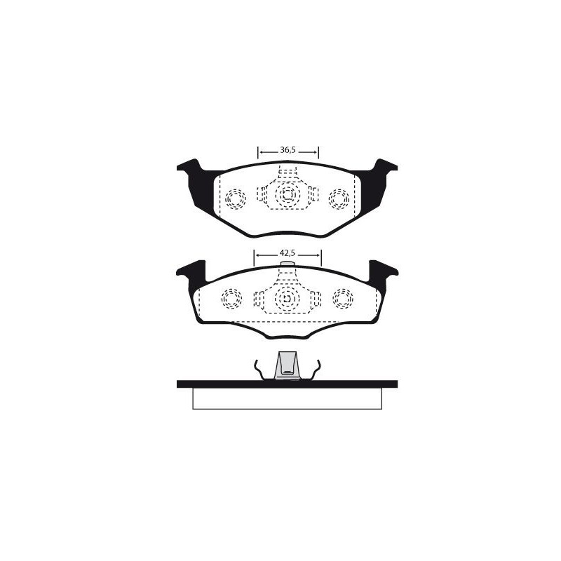 Pastiglie freno asse anteriore - RAICAM