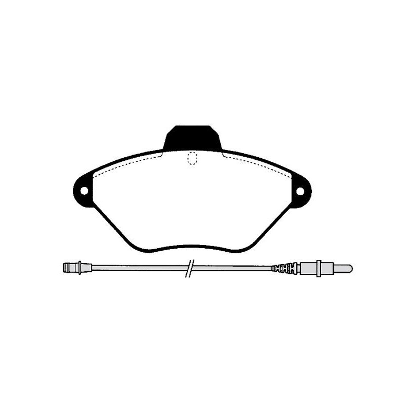 Pastiglie freno asse anteriore - RAICAM