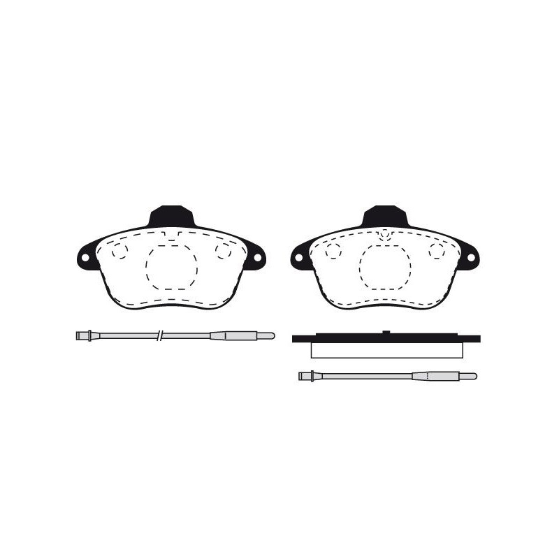 Pastiglie freno asse anteriore - RAICAM