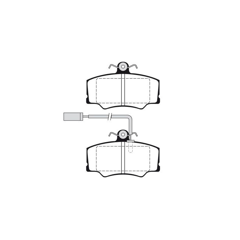 Pastiglie freno asse anteriore - RAICAM