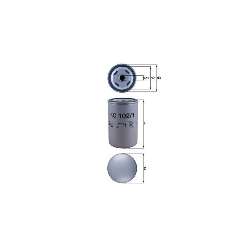 Filtro carburante - MAHLE