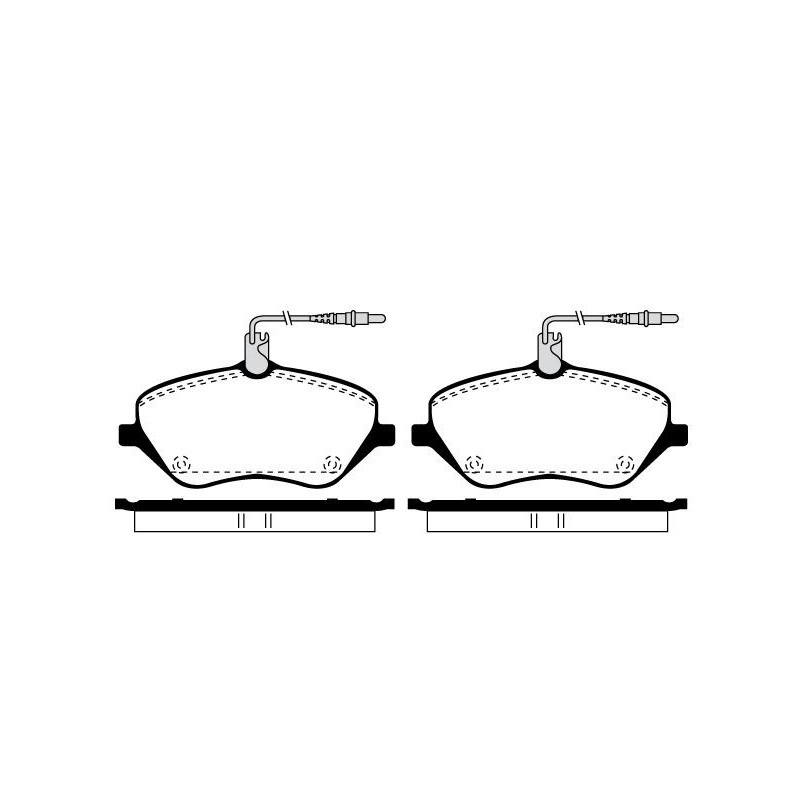 Pastiglie freno asse anteriore - RAICAM