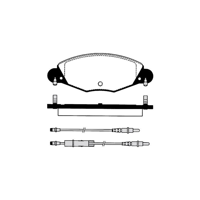 Pastiglie freno asse anteriore - RAICAM