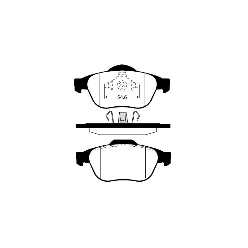 Pastiglie freno asse anteriore - RAICAM