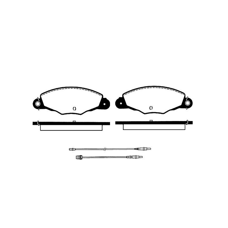 Pastiglie freno asse anteriore - RAICAM