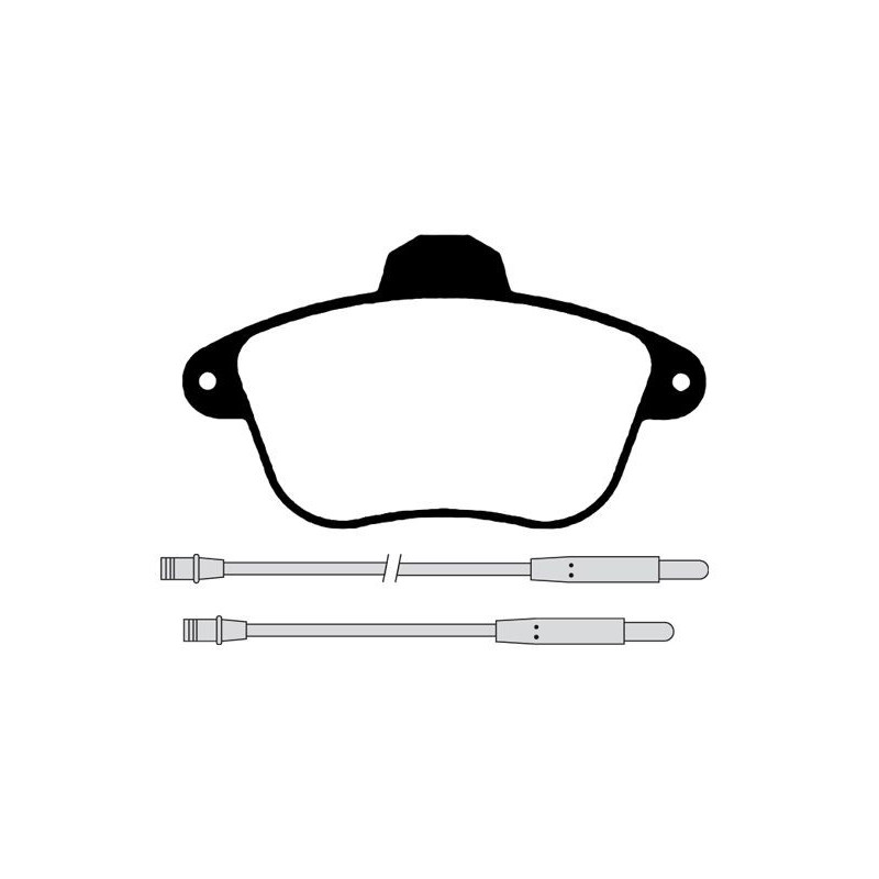 Pastiglie freno asse anteriore - RAICAM