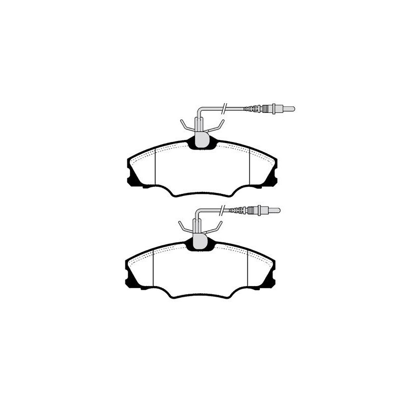 Pastiglie freno asse anteriore - RAICAM