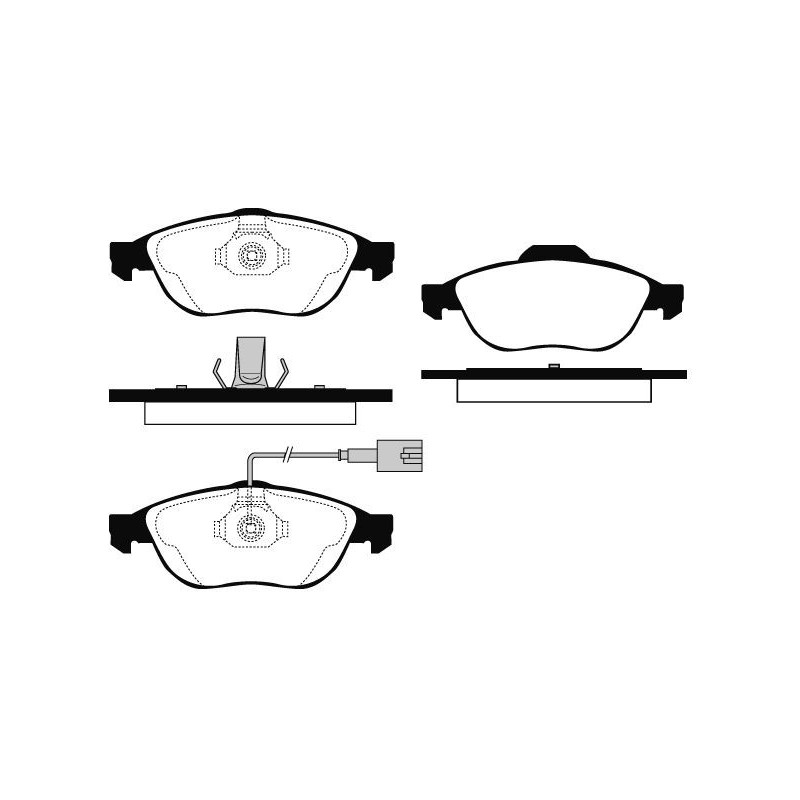 Pastiglie freno asse anteriore - RAICAM