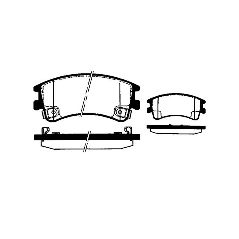 Pastiglie freno asse anteriore - RAICAM