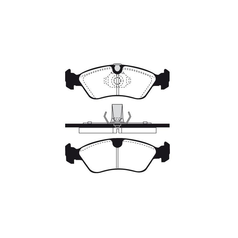 Pastiglie freno asse anteriore - RAICAM