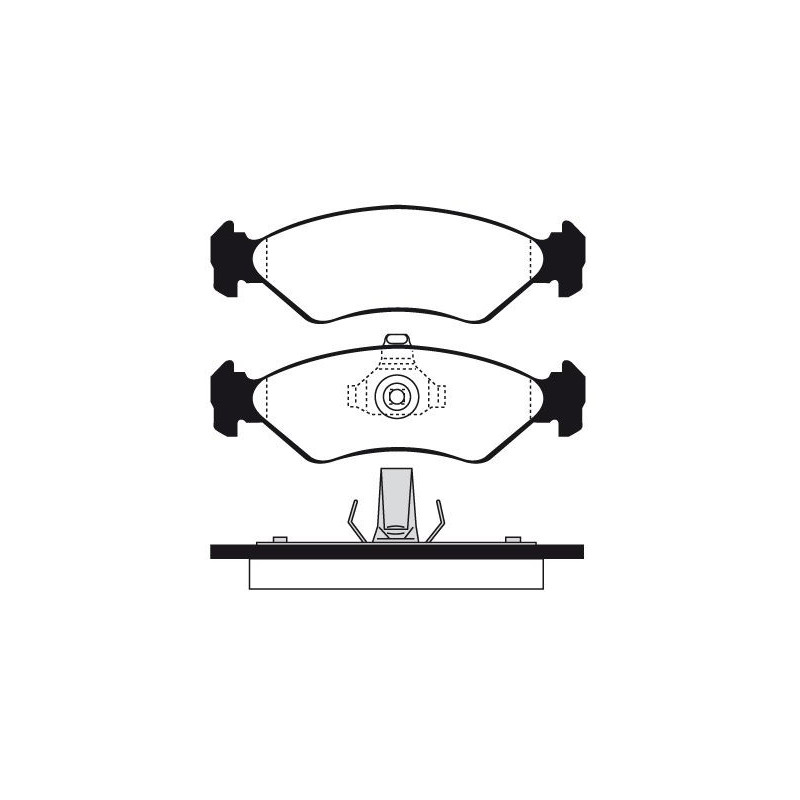 Pastiglie freno asse anteriore - RAICAM