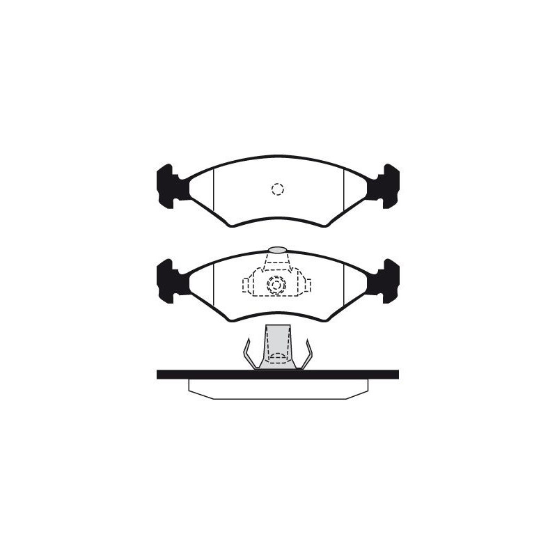 Pastiglie freno asse anteriore - RAICAM