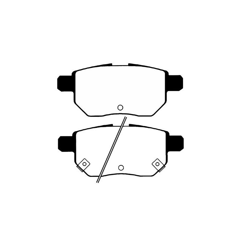 Pastiglie freno asse posteriore - RAICAM