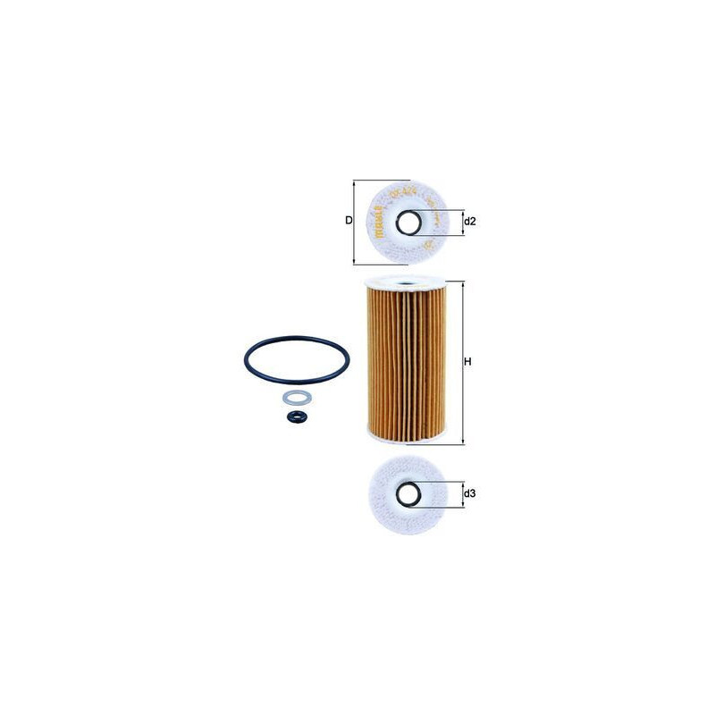 Filtro olio - MAHLE
