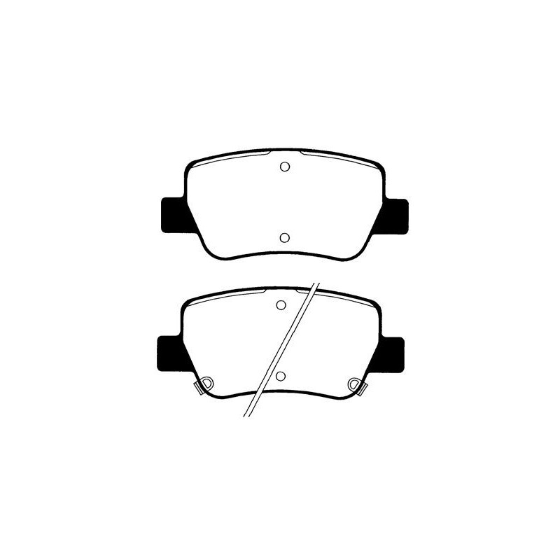 Pastiglie freno asse posteriore - RAICAM