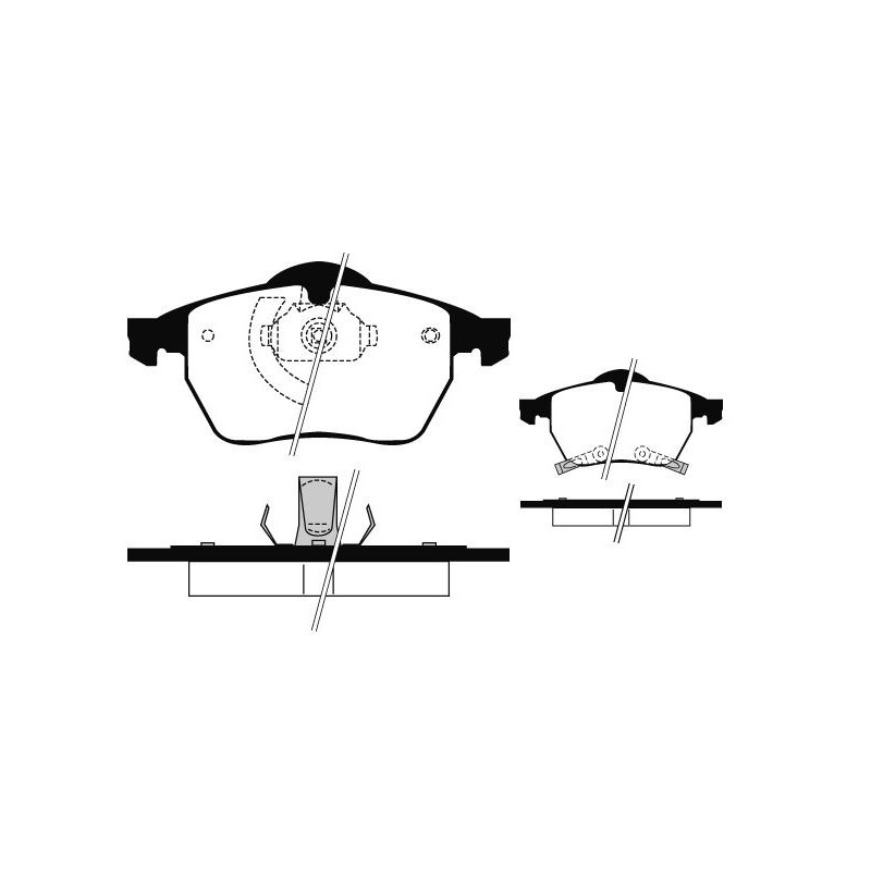 Pastiglie freno asse anteriore - RAICAM
