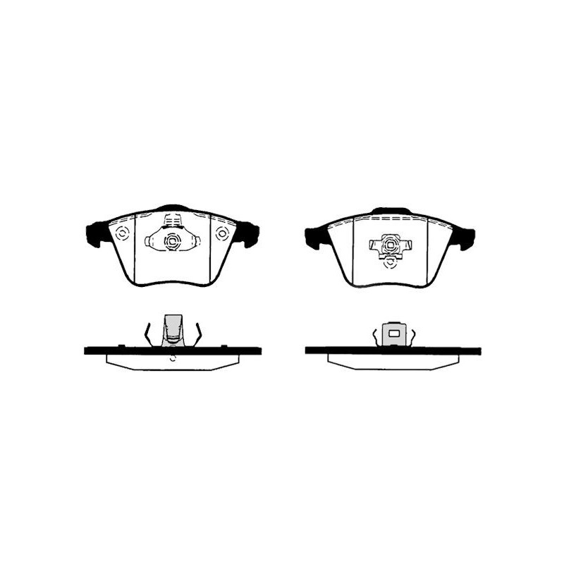 Pastiglie freno asse anteriore - RAICAM