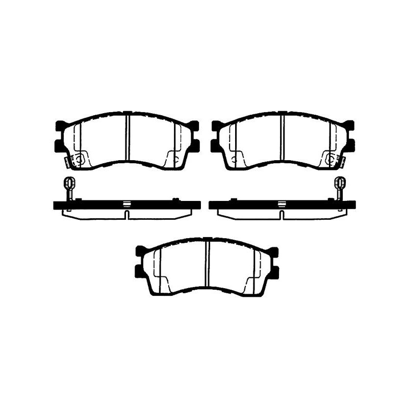 Pastiglie freno asse anteriore - RAICAM