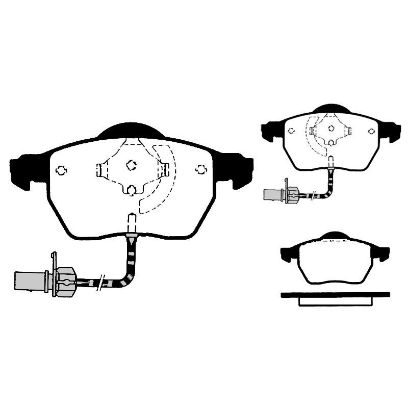 Pastiglie freno asse anteriore - RAICAM