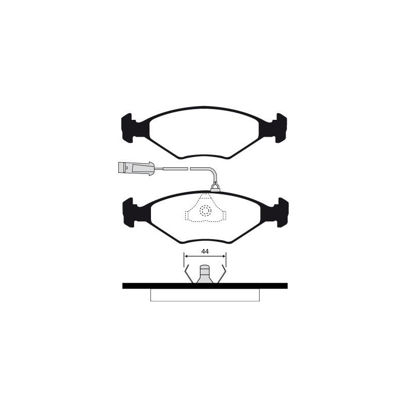Pastiglie freno asse anteriore - RAICAM
