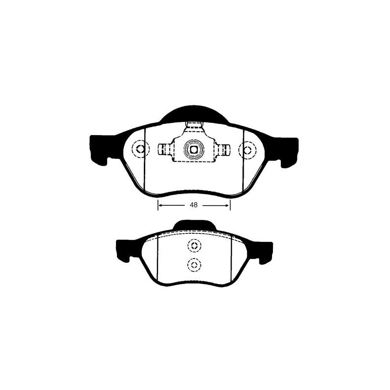 Pastiglie freno asse anteriore - RAICAM