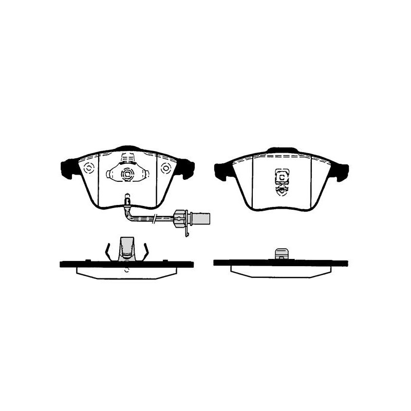 Pastiglie freno asse anteriore - RAICAM