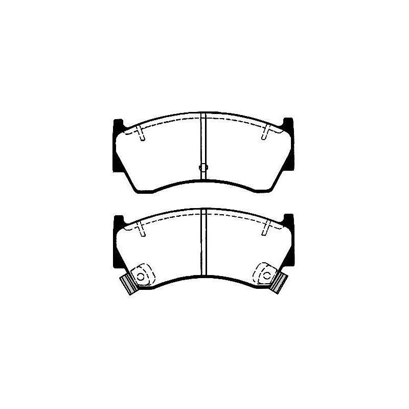 Pastiglie freno asse anteriore - RAICAM