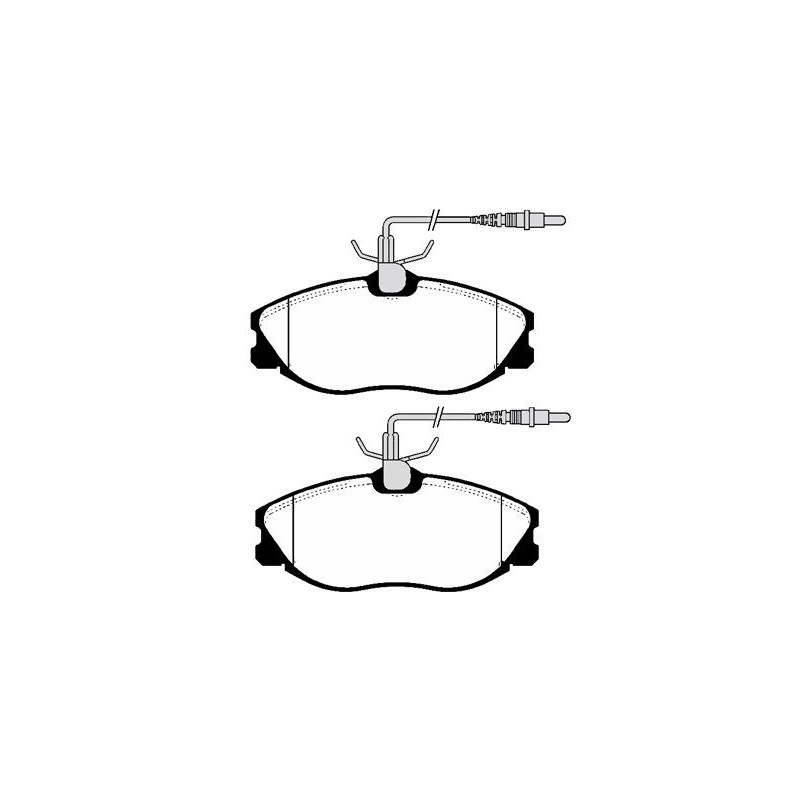 Pastiglie freno asse anteriore - RAICAM