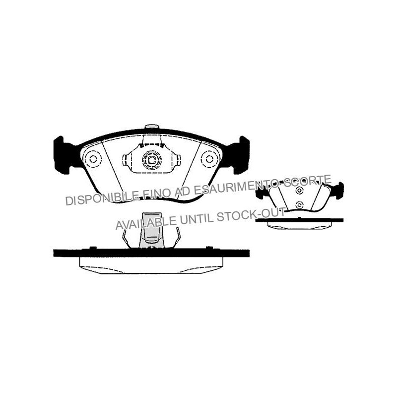 Pastiglie freno asse anteriore - RAICAM