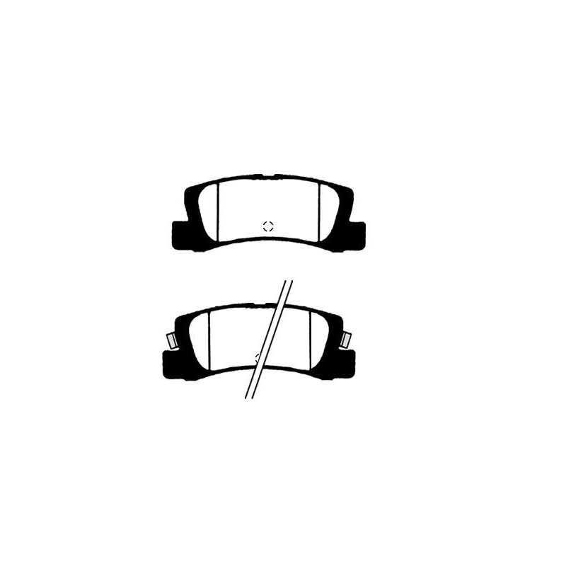 Pastiglie freno asse posteriore - RAICAM