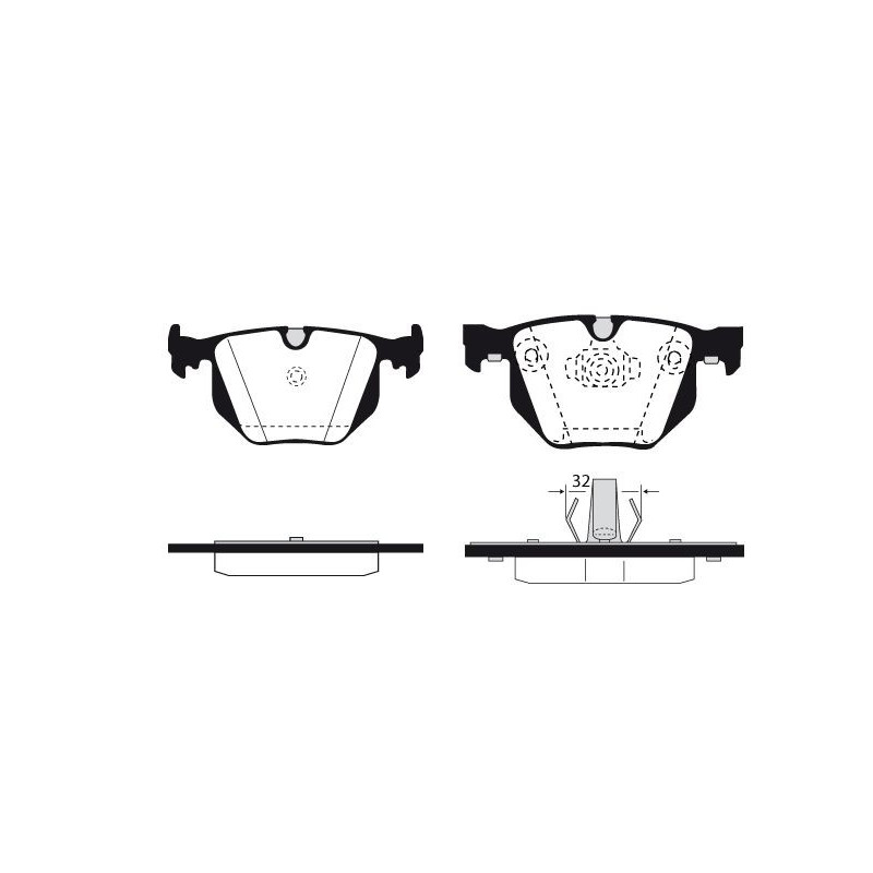 Pastiglie freno asse posteriore - RAICAM