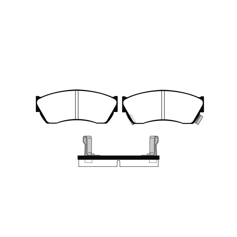 Pastiglie freno asse anteriore - RAICAM