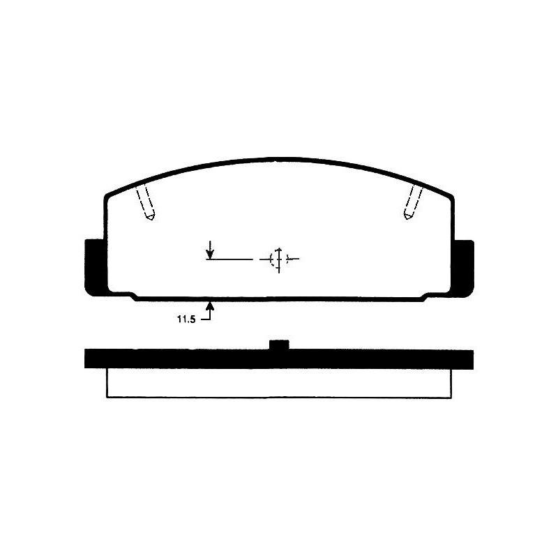 Pastiglie freno asse posteriore - RAICAM