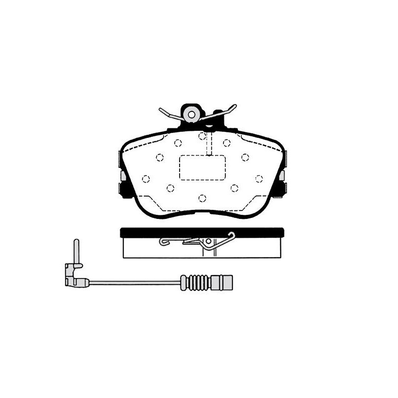 Pastiglie freno asse anteriore - RAICAM