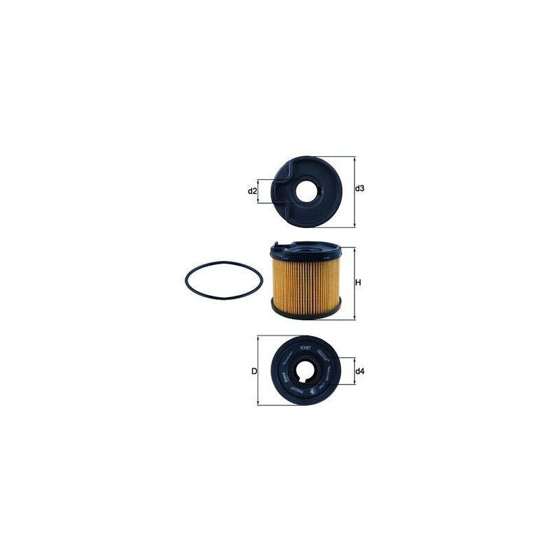 Filtro carburante - MAHLE