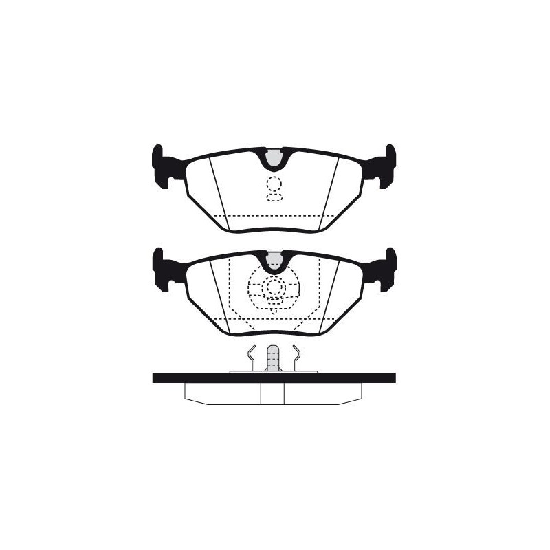 Pastiglie freno asse posteriore - RAICAM