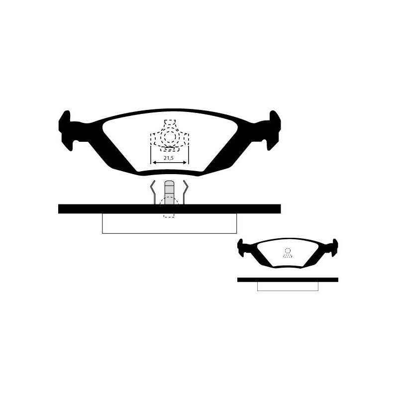Pastiglie freno asse posteriore - RAICAM