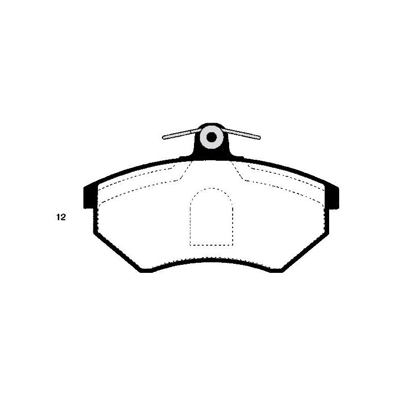 Pastiglie freno asse anteriore - RAICAM
